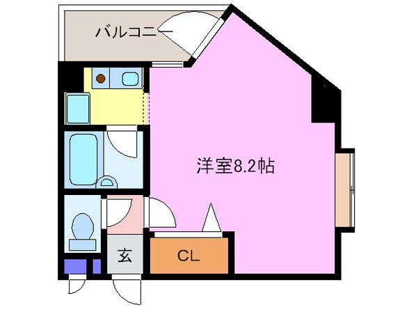 アストリー赤城の物件間取画像